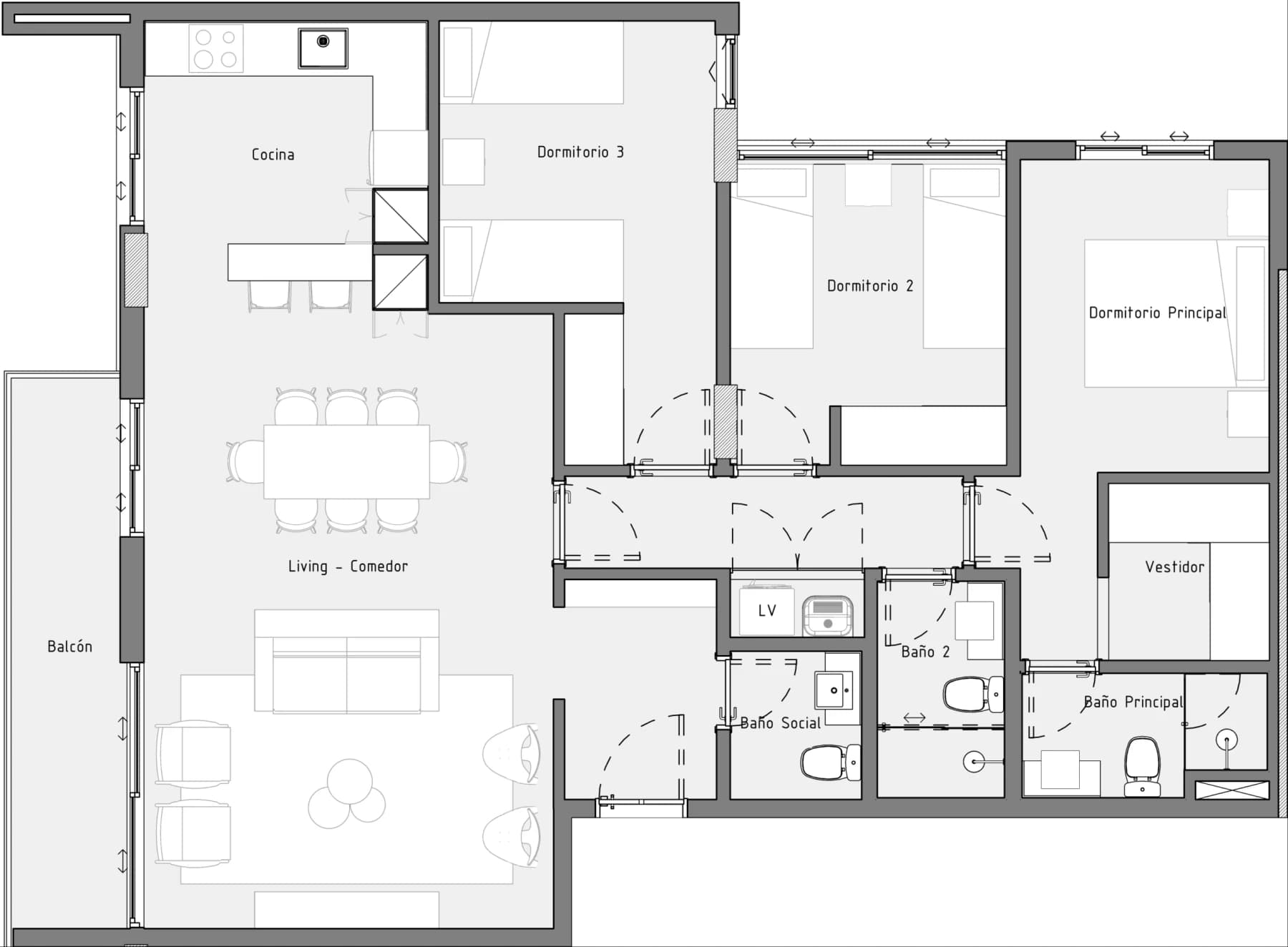 Planta Tipo C — Livit Santa Teresa
